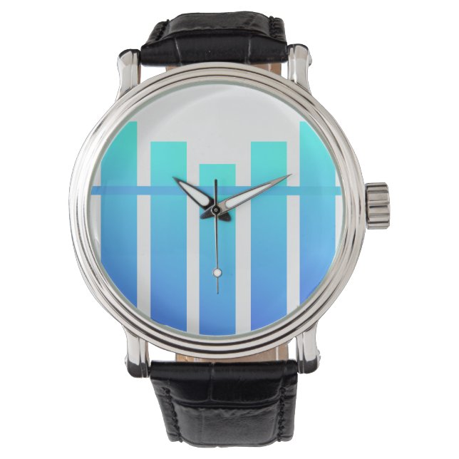 Montre Colorful Geometric Spectrum Design (devant)