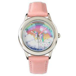 Montre Colorful Rainbow Unicorn and Stars