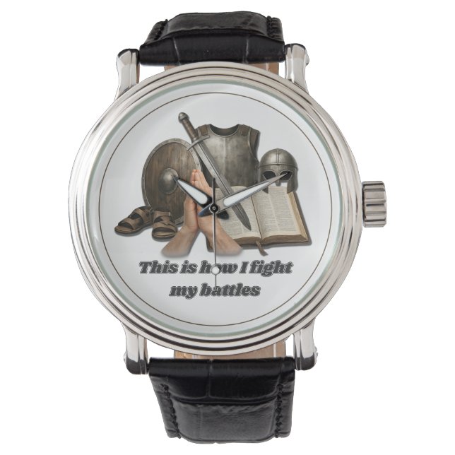 Montre Comment je mène mes batailles (devant)