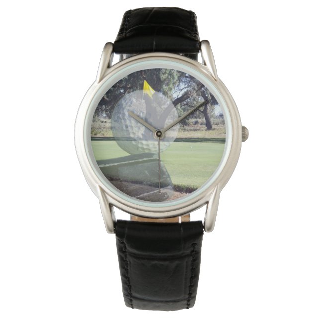Montre Composition à billes de golf, (devant)