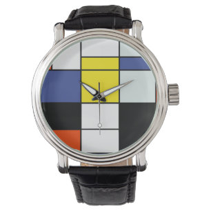 Montre Composition A de Piet Mondrian - Art Moderne Abstr
