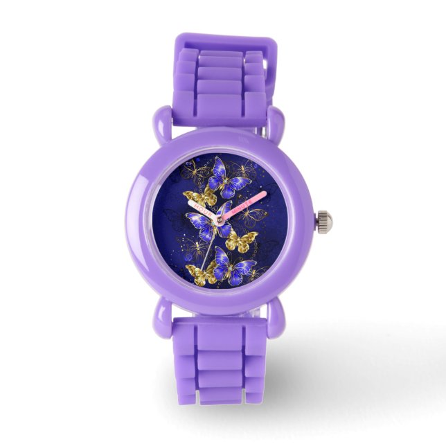 Montre Composition avec papillons Sapphire (Recto)