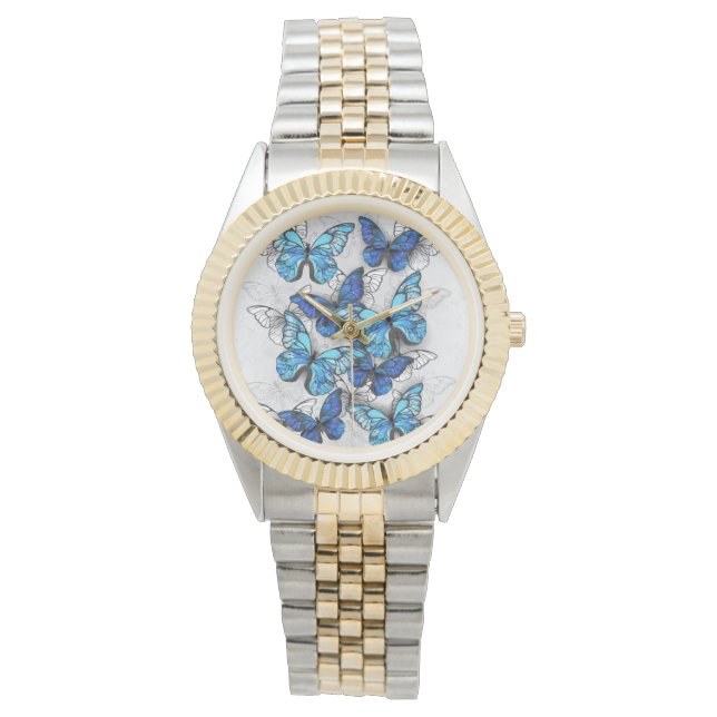Montre Composition des White and Blue Butterflies (devant)