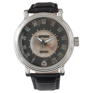 Montre Compteur de vitesse de voiture classique 1963