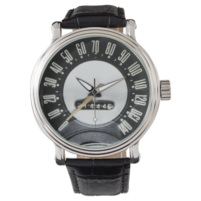 Montre Compteur de vitesse de voiture de sport classique  (devant)