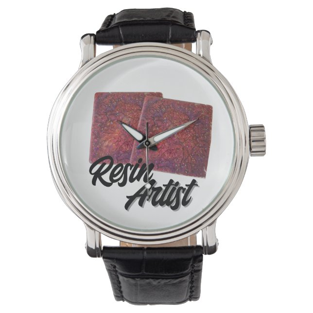Montre Concepteur de résine scintillante (devant)