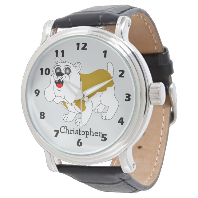 Montre Conception Bulldog (Incliné)