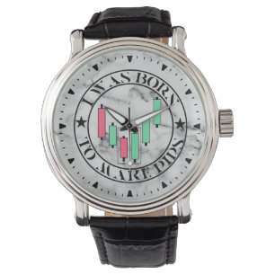 Montre Conception commerciale Motif haussier Marbre