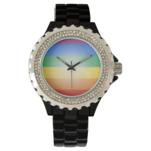 Montre Conception d'arc-en-ciel
