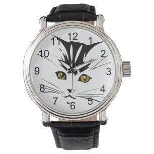 Montre Conception d'art de chat