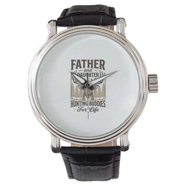 Montre Conception de chemise de cerf pour copains de chas (devant)