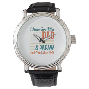 Montre Conception de chemise de famille patriotique vinta