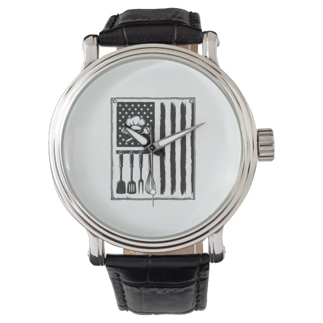 Montre Conception de chemise d'ustensiles de cuisine de d (devant)