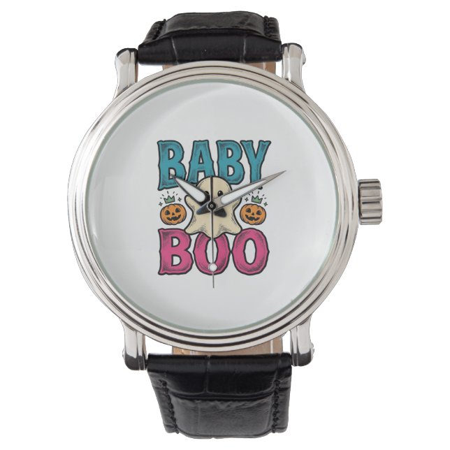 Montre Conception de chemise fantôme Halloween vintage Ba (devant)