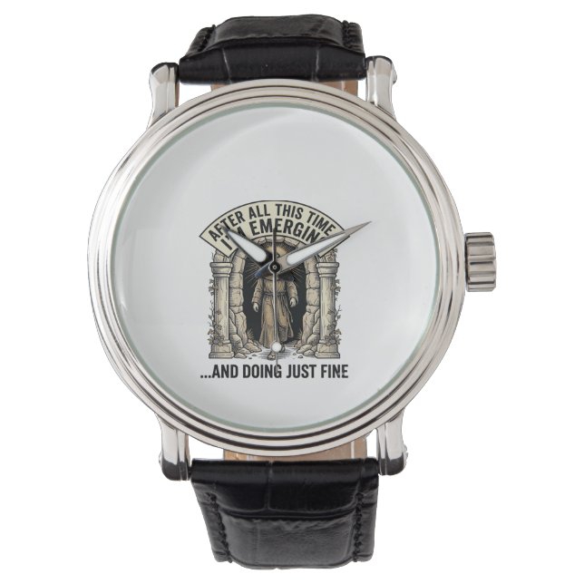Montre Conception de chemise graphique de gravure d'humou (devant)