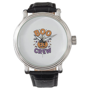 Montre Conception de chemise Halloween Citrouille Fantôme