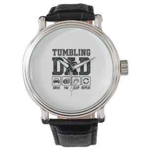 Montre Conception de chemise Tumbling Dad Drive Pay Clap