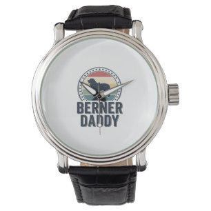 Montre Conception de chemise vectorielle Berner Daddy Vin