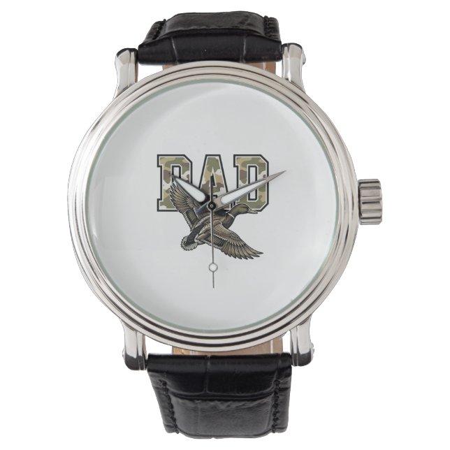 Montre Conception de chemise vectorielle Camo Papa Canard (devant)