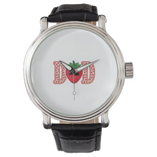 Montre Conception de chemise vectorielle lettrage fraise
