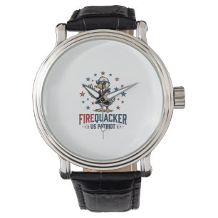 Montre Conception de chemise vintage canard patriotique F