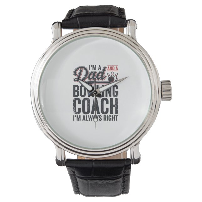 Montre Conception de chemise vintage Entraîneur de bowlin (devant)