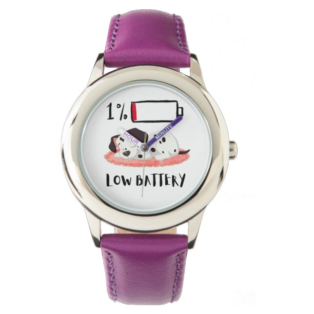 Montre Conception de chien endormi (devant)