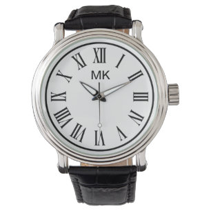 Montre Conception de chiffre romain de monogramme