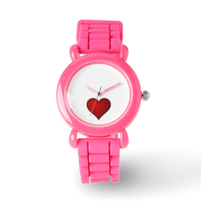Montre conception de coeur valentine (Recto)
