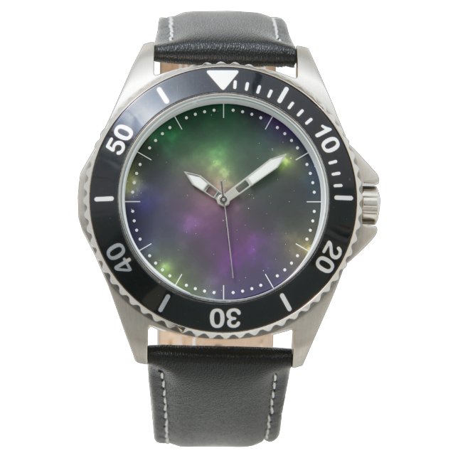 Montre Conception de constellations de l'espace cosmique  (devant)
