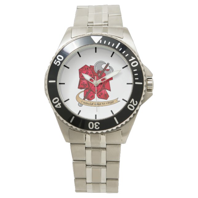 Montre Conception de dés barbares (devant)