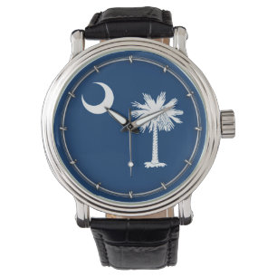 Montre Conception de drapeau d'état de la Caroline du Su