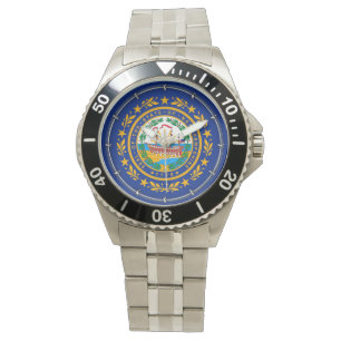 Montre Conception de drapeau d'état du New Hampshire