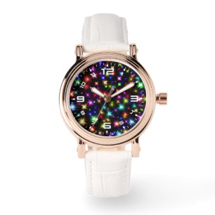 Montre Conception de feux d'artifice Étoiles Colorées