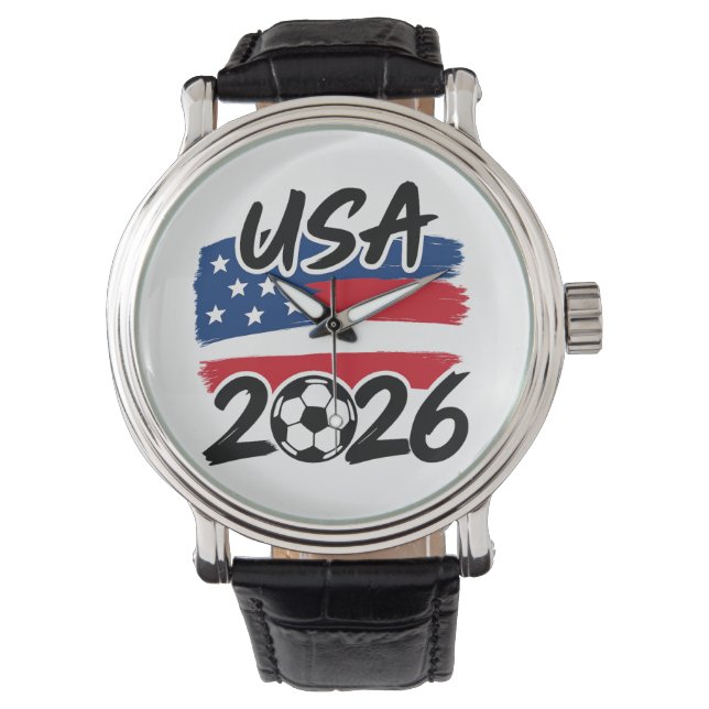 Montre Conception de football USA 2026 (devant)