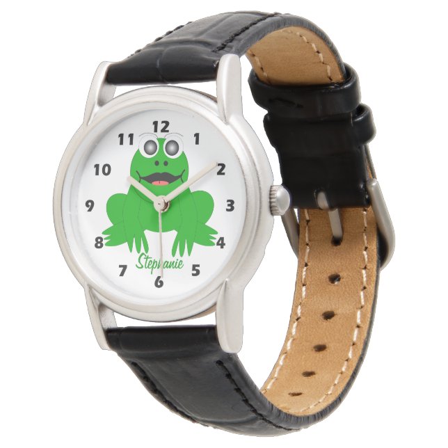 Montre Conception de grenouille (Incliné)