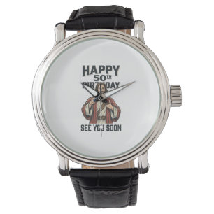 Montre Conception de l'humour religieux pour votre 50e an