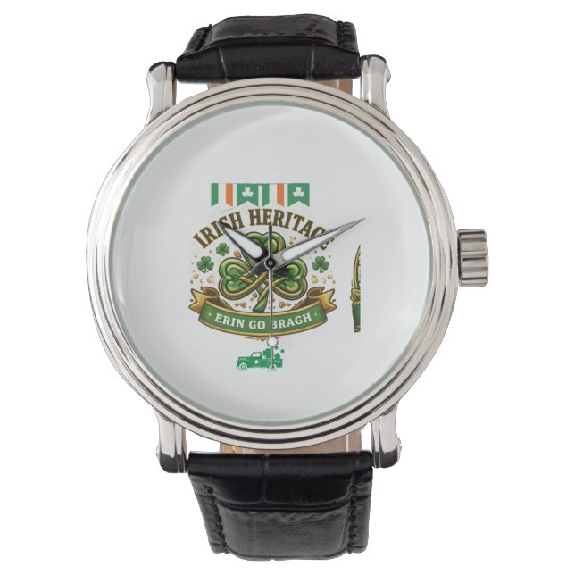 Montre Conception de logo pour la célébration de la chanc (devant)