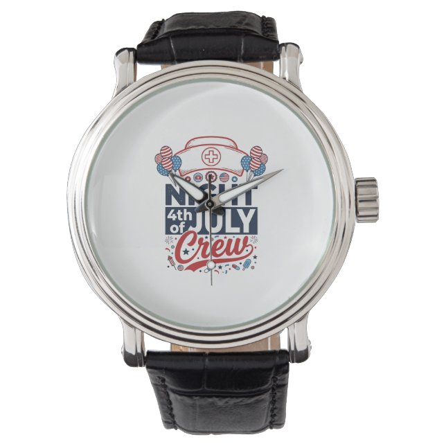 Montre Conception de maillot patriotique d'infirmière de  (devant)