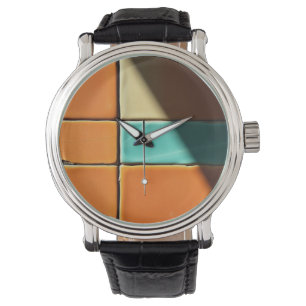 Montre Conception de motif de carreau géométrique moderne