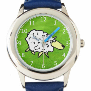 Montre Conception de mouton de dessin animé pour enfant