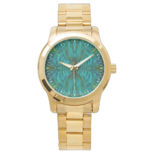 Montre Conception de plume de kaléidoscope