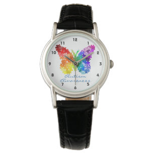 Montre Conception de puzzle de papillon de