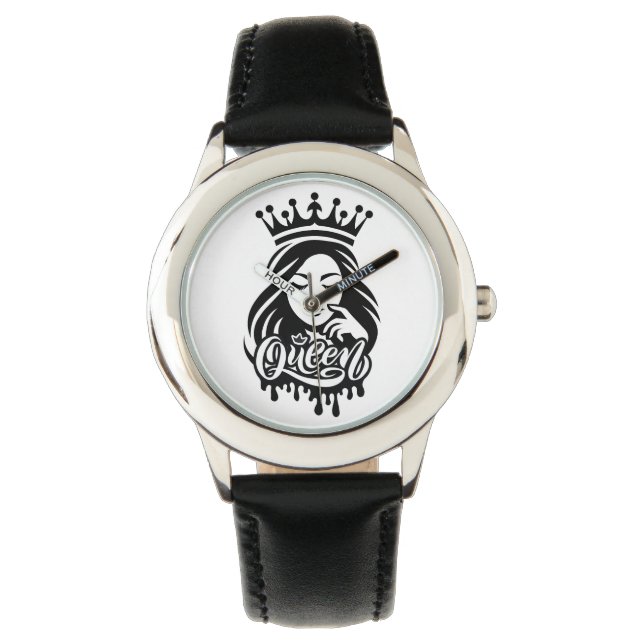 Montre Conception de Reine – Couronne Royale Élégante (devant)