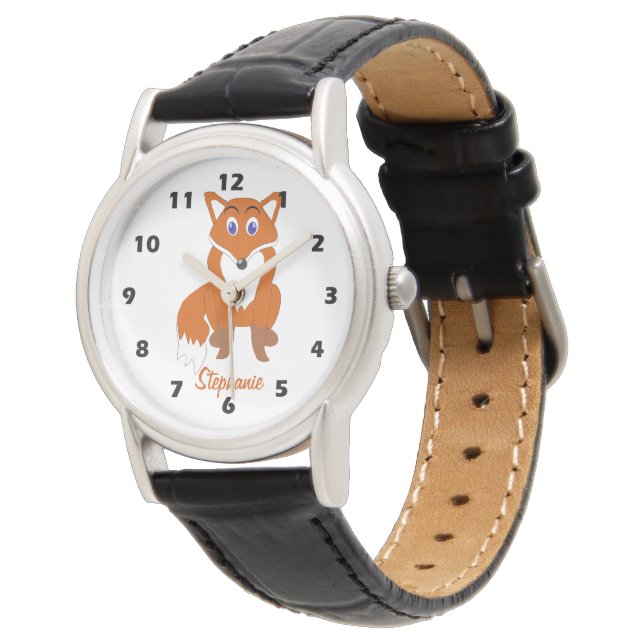 Montre Conception de renard (Incliné)