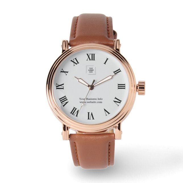 Montre Conception de style d'identité d'entreprise minima (Recto)