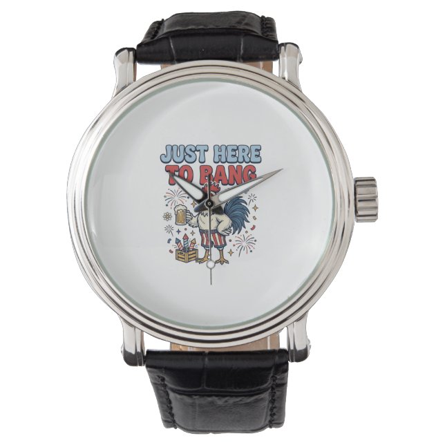 Montre Conception de T-shirt de Bière de Feux d'Artifice  (devant)