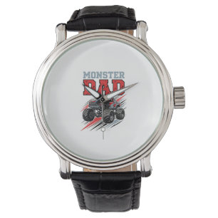 Montre Conception de T-shirt de camion monstre vintage de