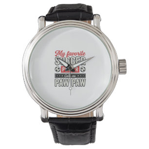Montre Conception de T-shirt de grand-père joueur de foot