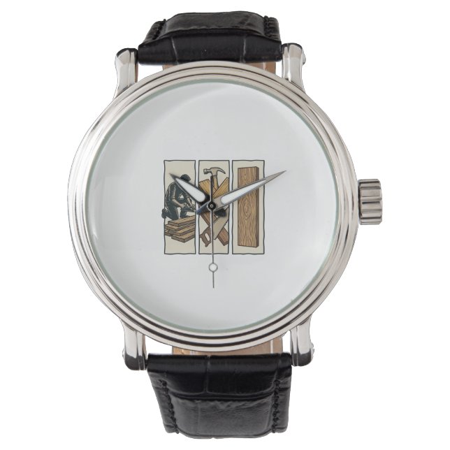 Montre Conception de T-Shirt de gravure d'outils de menui (devant)